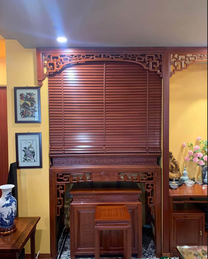 Rèm sáo gỗ cho Không gian tâm linh nhà thờ